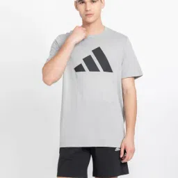 Adidas Grey Regular Fit Printed Sports T-Shirt-picture-25