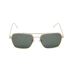 Spartan Green Square Sunglasses for Men image 1