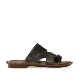 Regal Men's Brown Toe Ring Sandals-image-9