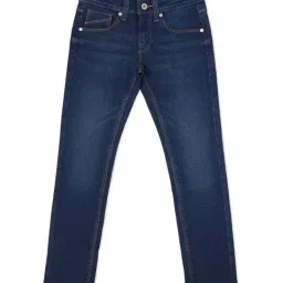 Pepe Jeans Kids Blue Cotton Slim Fit Jeans-picture-25