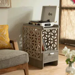 ellementry Palace Window Grey Mango Wood Two Drawer Console Table-picture-20