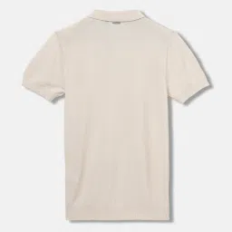 Antony Morato Kids Beige Solid Polo T-Shirt image 2