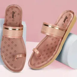 Paragon Women's Pink Toe Ring Sandals-image-11