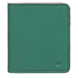 Hidesign Malasana Green Solid Bi-Fold Wallet for Women image 1