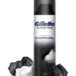 Gillette Pre Shave Foam Charcoal - 196 gm image 1