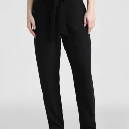 Only Black Relaxed Fit Relaxed Fit High Rise Pants image 1