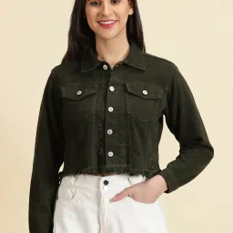 showoffff SHOWOFF Olive Regular Fit Jacket image 1