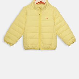 t-base Girls Yellow Solid Lightweight Jacket-picture-25