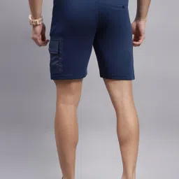 Monte Carlo Blue Regular Fit Cargo Shorts image 2