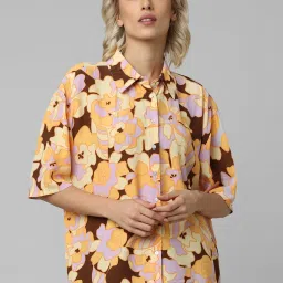 Only Multicolor Viscose Floral Print Shirt image 1