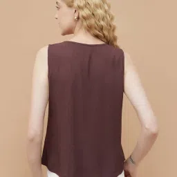 Fame Forever By Lifestyle Brown Regular Fit Top image 2