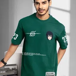 Bewakoof Forest Biome Heavy Duty 1.0 Official Naruto Merchandise Printed Relaxed Fit T-Shirt-picture-18