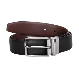 Hush Puppies Black Leather Formal Belt for Men image 1