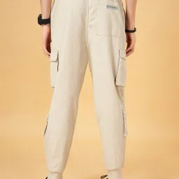 Street 808 By Pantaloons Antique White Regular Fit Joggers image 2