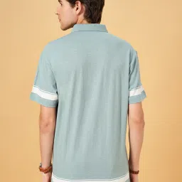 Urban Ranger By Pantaloons Cerulean Slim Fit Polo T-Shirt image 2
