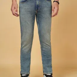 SF Jeans by Pantaloons Tint Blue Slim Fit Heavily Washed Jeans-picture-47