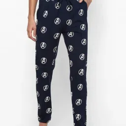 Ajile by Pantaloons Navy Cotton Regular Fit Printed Lounge Pants-picture-39