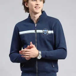Monte Carlo Blue Cotton Regular Fit Sweatshirt image 1