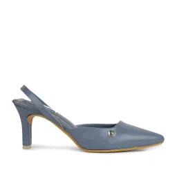 Elle Women's Blue Sling Back Stilettos image 1