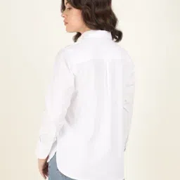 Hancock White Cotton Shirt image 2
