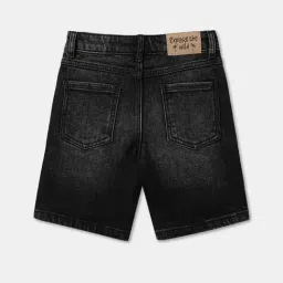 R&B Kids Black Regular Fit Shorts image 2