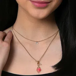 SOHI Red Necklace image 2