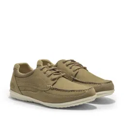 Woodland Men's Khaki Derby Shoes image 2