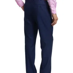 Park Avenue Blue Regular Fit Trousers image 2