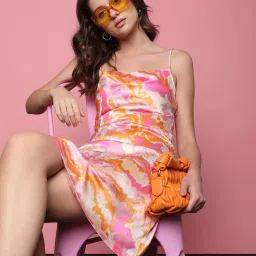 Vero Moda Multicolor Tie- Dye A Line Dress image 1