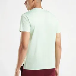 Reebok Green Regular Fit Sport T-Shirt image 2
