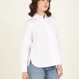Hancock White Cotton Shirt image 4