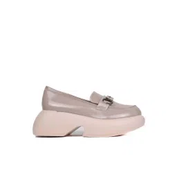 Ronnie Grey Women's Khaki Casual Loafers image 2