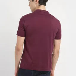 Levi's Maroon Slim Fit Henley T-Shirt image 2