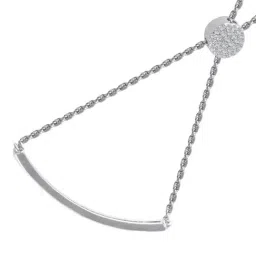 Rihi by P.C. Chandra Jewellers Sterling Silver Sleek Bracelet for Women & Girls-picture-32