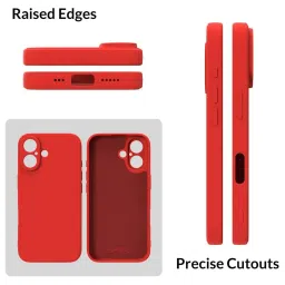 Sprig Back Cover for iPhone 16 Plus (Red) image 2