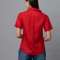 PURYS Red Regular Fit Shirt image 2