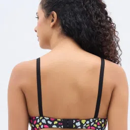 Clovia Multicolor Polyamide Printed T-Shirt Bra image 2