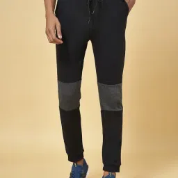 Ajile by Pantaloons Black Cotton Slim Fit Printed Joggers-picture-19