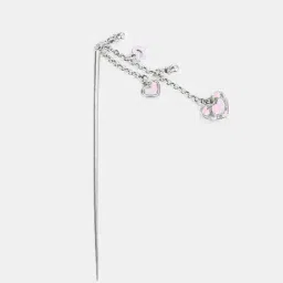 shaya Shaya, Bring in the Smiles Heart Bun Stick in 925 Silver-picture-35