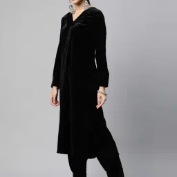 shades of faashion SHADES Black Kurta Pant Set image 3