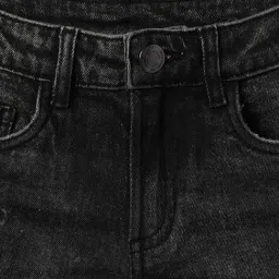 R&B Kids Black Regular Fit Shorts image 4