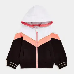 Mothercare Kids Multicolor Color Block Full Sleeves Jacket-image-17