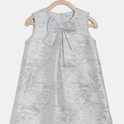 MINIKLUB Kids Grey Textured Dress-picture-18