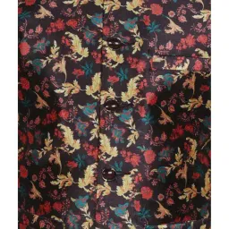 SG Yuvraj Kids Brown & Black Printed Full Sleeves Kurta Set image 5