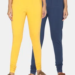 TSG Bliss Women Pack of 2 Bio Wash Churidar Leggings-image-42