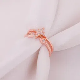 GIVA 925 Sterling Silver Rose Gold Ring for Women-picture-47
