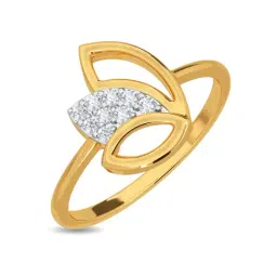 Kisna Diamond & Gold Jewellery Lainey for her 14k (585) Diamond & Gold Ring For Women-picture-40
