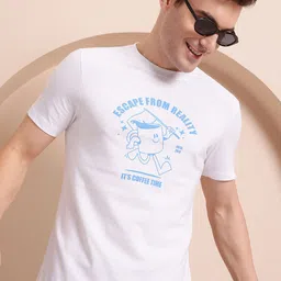 Mast & Harbour Printed Pure Cotton T-shirt-picture-18