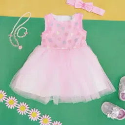 Pantaloons Baby Kids Pink Cotton Printed Dress-picture-22