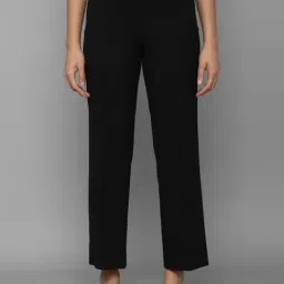 Allen Solly Black Mid Rise Trousers-picture-32